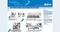 Desktop Screenshot of bdg-online.de